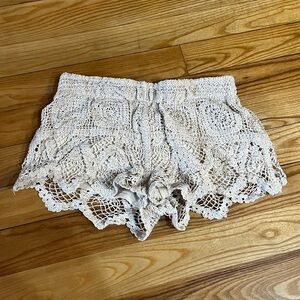 Surf Gypsy crochet shorts